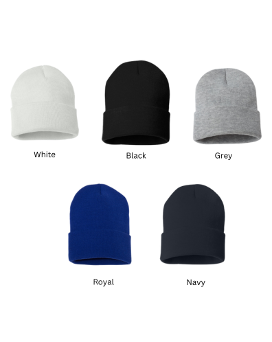 SCP Cuffed Beanie – Embroidered Logo – Adult/Young Adult