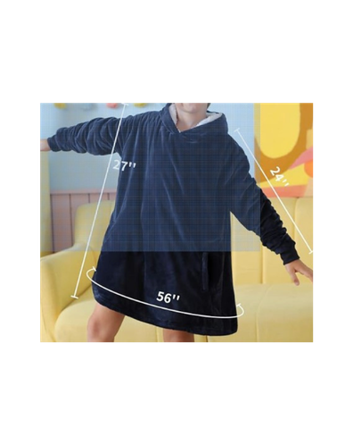 SCP Oversized Sweatshirt Blanket – Embroidered Left-Chest Logo (Player Number on Sleeve – Optional) – Young Kid