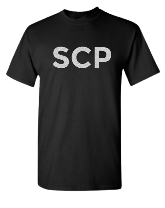 YOUTH Crewneck T-shirt GLITTER SCP Center Chest Logo