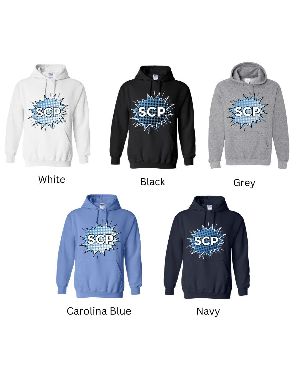 Hoodie -Boom SCP Design-Center Chest Logo