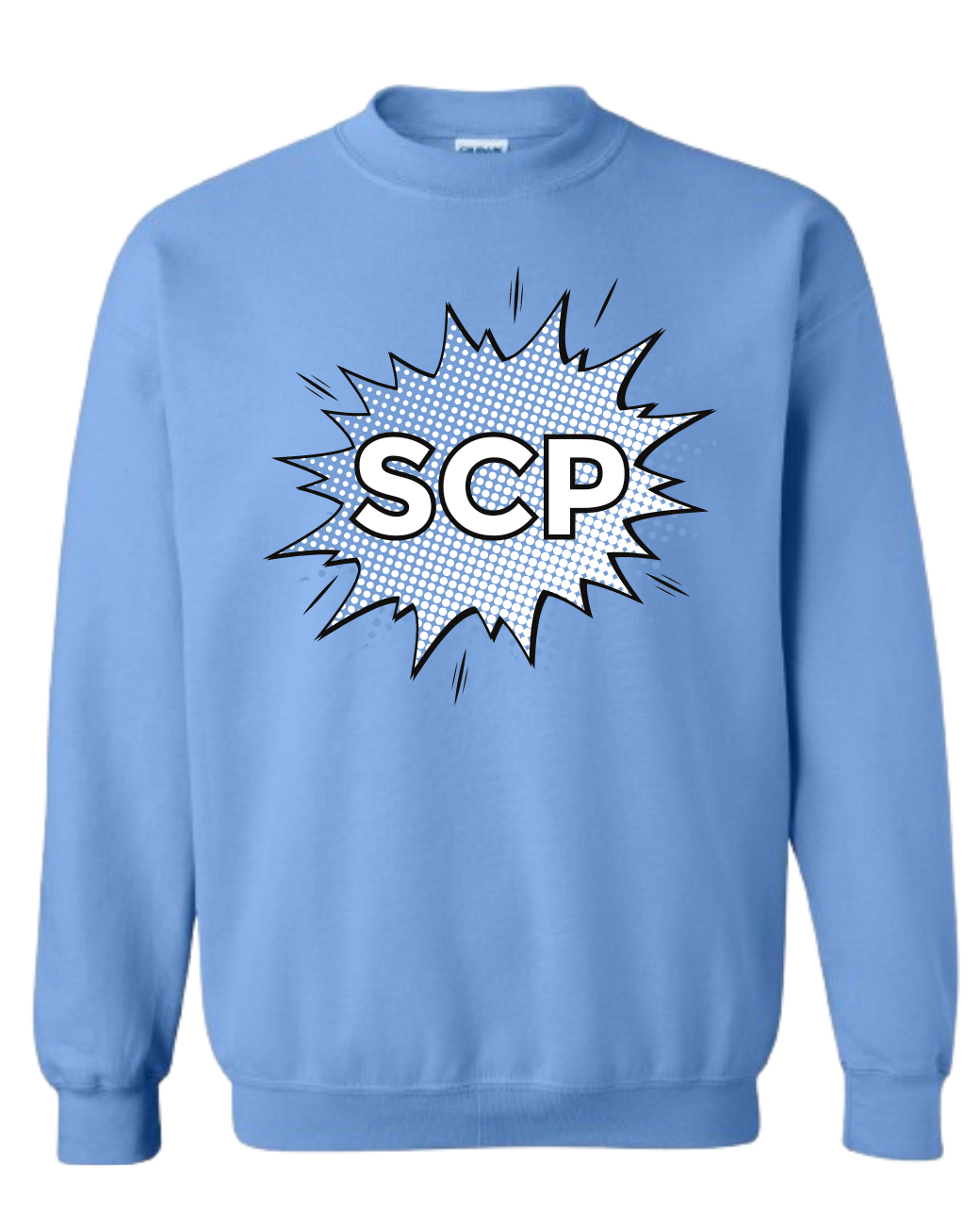 Crewneck Sweatshirt-Boom SCP Center Chest Logo