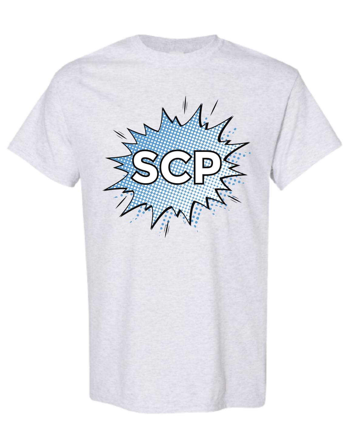 Crewneck T-shirt -Boom SCP Design-Center Chest Logo