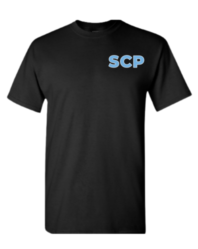 Crewneck T-shirt-SCP Left Chest Logo