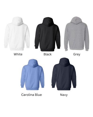 SCP Hoodie – “SCP" Logo + Heart & Soccer Ball Front Design – Adult