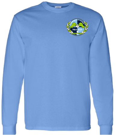 SCP Long Sleeve Tee – “PDA/SCP” Left-Chest Logo – Youth