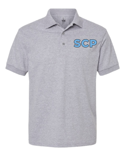 Youth Polo shirt-EMBROIDERED Left chest SCP logo