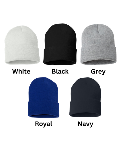 SCP Cuffed Beanie – Embroidered Logo – Adult/Young Adult