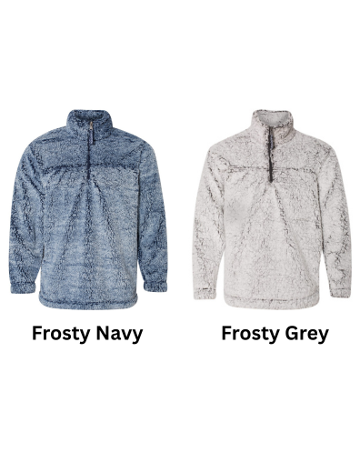 SCP Sherpa Fleece Quarter-Zip Pullover – Embroidered Left-Chest Logo- Adult Unisex