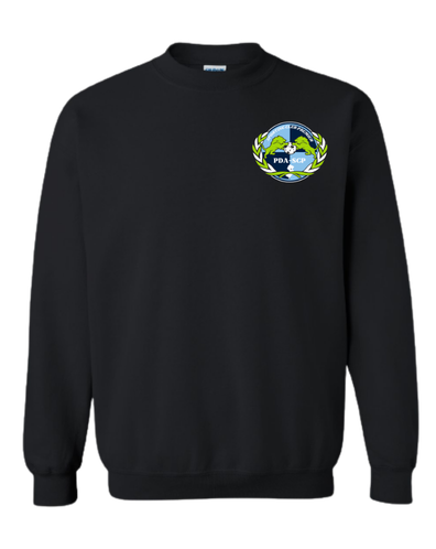 SCP Crewneck Sweatshirt – “PDA/SCP” Left-Chest Logo – Youth