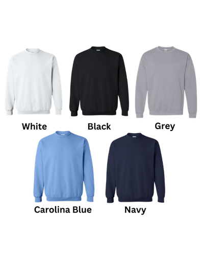 SCP Crewneck Sweatshirt – Embroidered “PDA/SCP” Left-Chest Logo – Adult