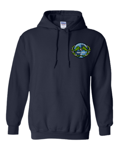 SCP Hoodie – Embroidered “PDA/SCP” Left-Chest Logo – Youth