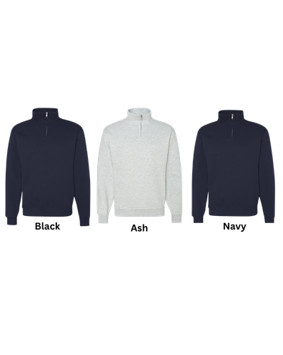 SCP Quarter-Zip Sweatshirt – “PDA/SCP” Left-Chest Logo – Adult