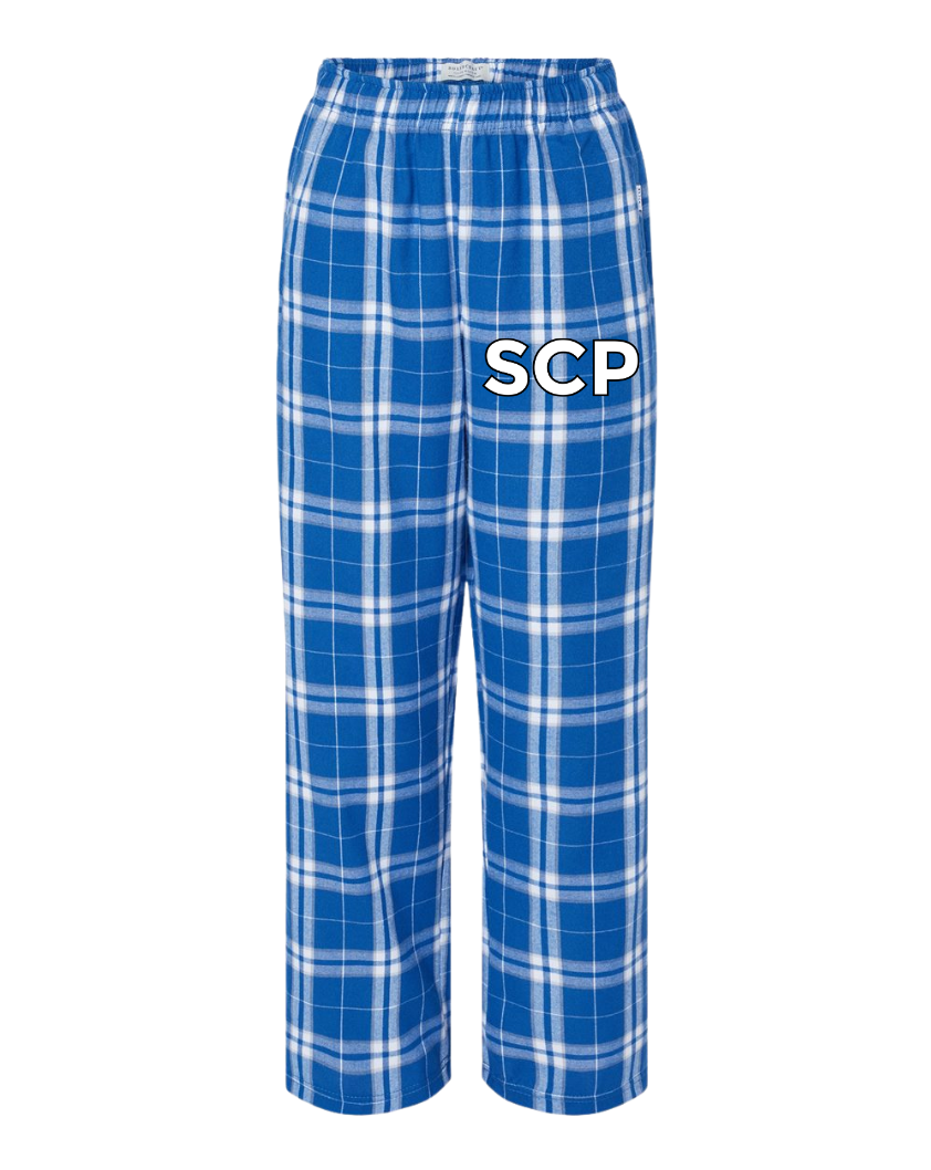 SCP Flannel Pants – Boxercraft – Front-Leg Logo – Youth