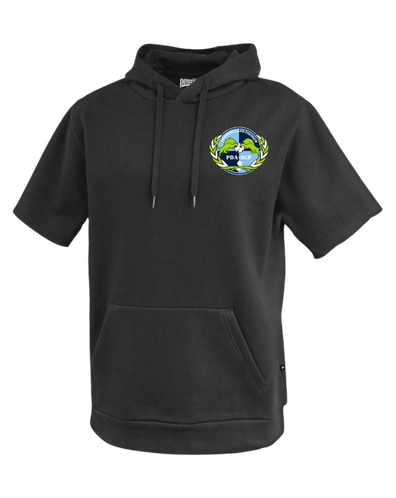 SCP Short-Sleeve Hoodie – Pennant – “PDA/SCP” Left Chest Logo – Adult