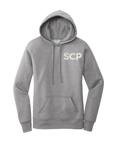 SCP Hoodie –  Embroidered “SCP” Left-Chest Logo – Women's Fit