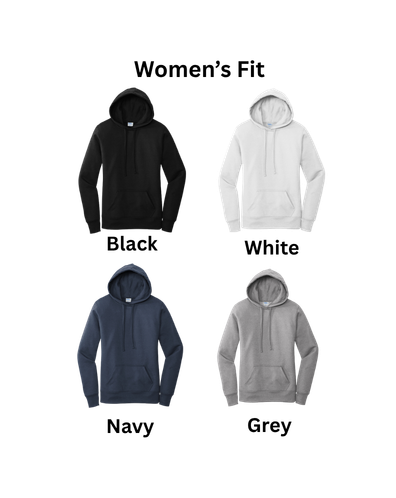 SCP Hoodie – “SCP” Center-Chest Logo – Women's Fit