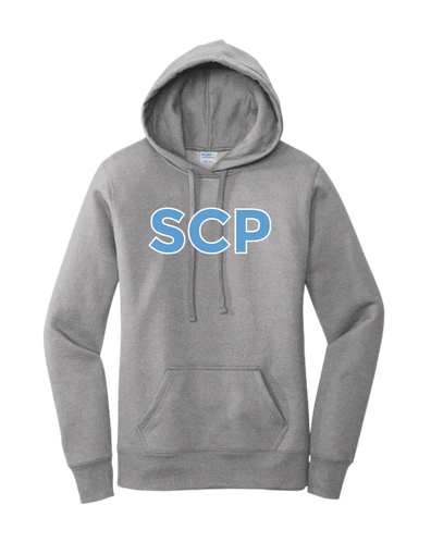 SCP Hoodie – “SCP” Center-Chest Logo – Women's Fit