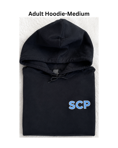 SCP Hoodie – “SCP” Left-Chest Logo – Adult - SAMPLE SALE