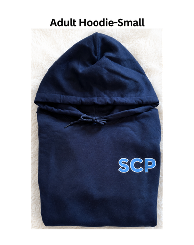 SCP Hoodie – “SCP” Left-Chest Logo – Adult - SAMPLE SALE