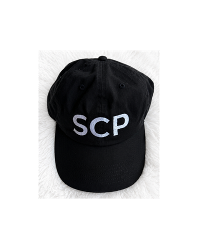 SCP Baseball Cap (Unstructured) – Embroidered “SCP” – Adult/Young Adult - SAMPLE SALE