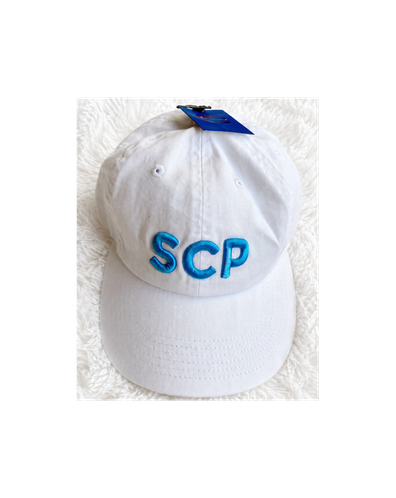 SCP Baseball Cap (Unstructured) – Embroidered “SCP” (3D Puff) – Adult/Young Adult - SAMPLE SALE