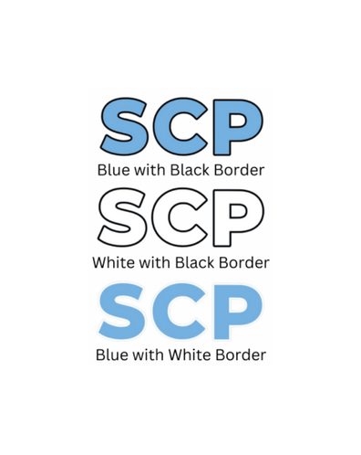 SCP Oversized Mockneck Sweatshirt – Pennant – “SCP” Center-Chest Logo - Women's