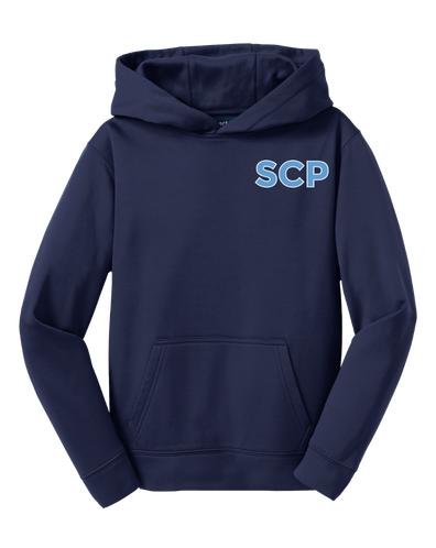 SCP "Performance" Hoodie – “SCP" Left Chest Logo – Youth