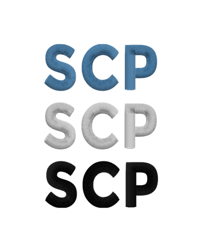 SCP Baseball Cap (Unstructured) – Embroidered “SCP” (3D Puff) – Adult/Young Adult
