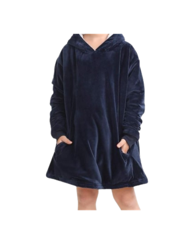 SCP Oversized Sweatshirt Blanket – Embroidered Left-Chest Logo (Player Number on Sleeve – Optional) – Young Kid