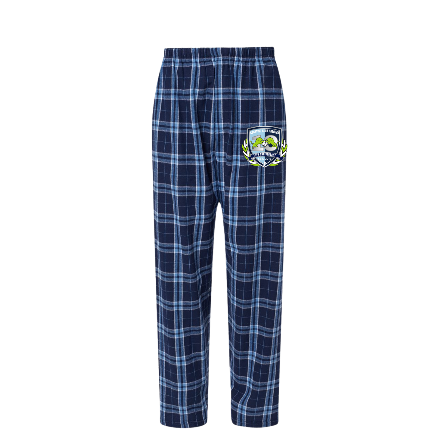 10th Anniversary Flannel Pants – Boxercraft – Front-Leg Logo (Emblem or Badge) – Men