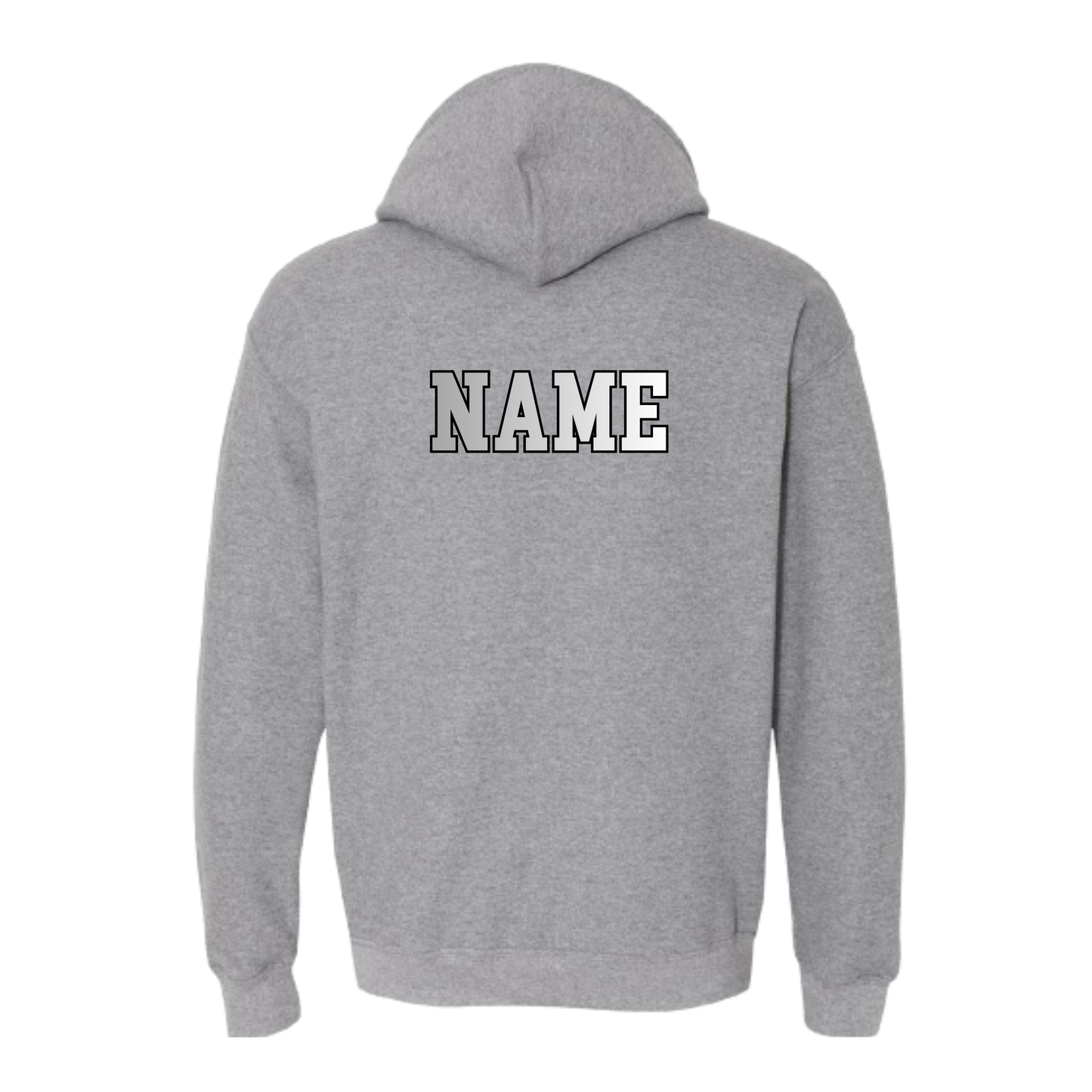10th Anniversary Hoodie – Emblem Center Chest + Back Name Option - Youth