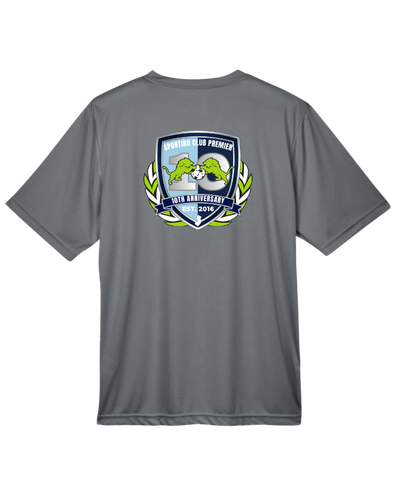 10th Anniversary Performance Tee – (Emblem or Badge) Back Center – Adult