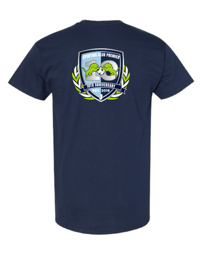 10th Anniversary Performance Tee – (Emblem or Badge) Back Center - Youth