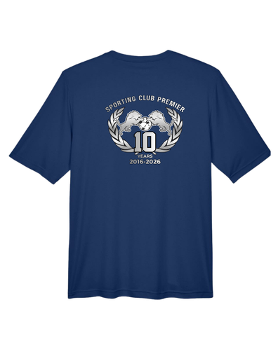10th Anniversary Performance Tee – (Emblem or Badge) Back Center – Adult