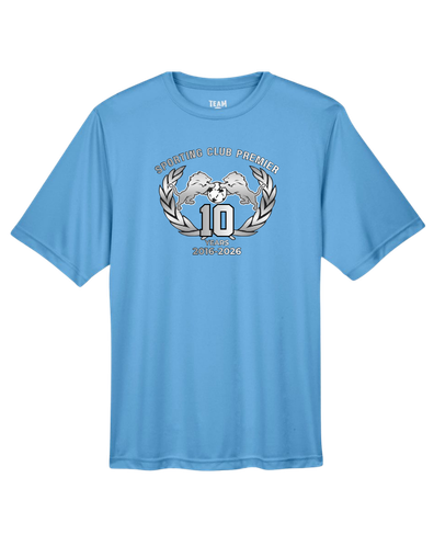 10th Anniversary Performance Tee – Emblem Center Chest – Adult