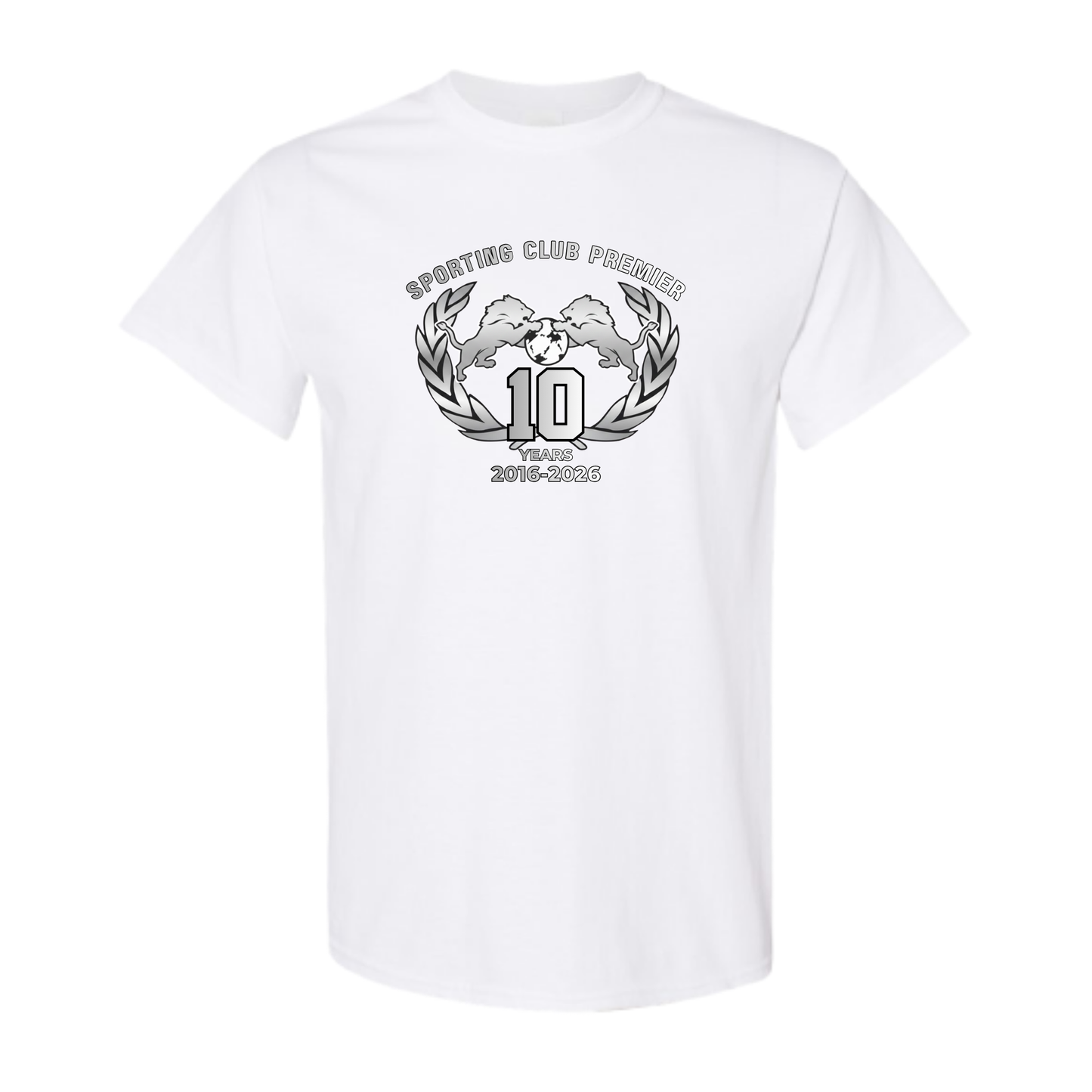 10th Anniversary Performance Tee – Emblem Center Chest – Youth