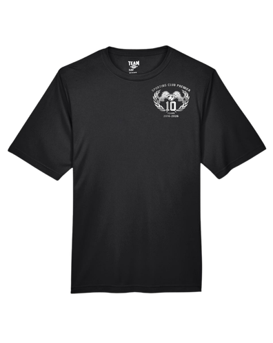 10th Anniversary Performance Tee – Left Chest (Emblem or Badge) + Back Name Option – Youth