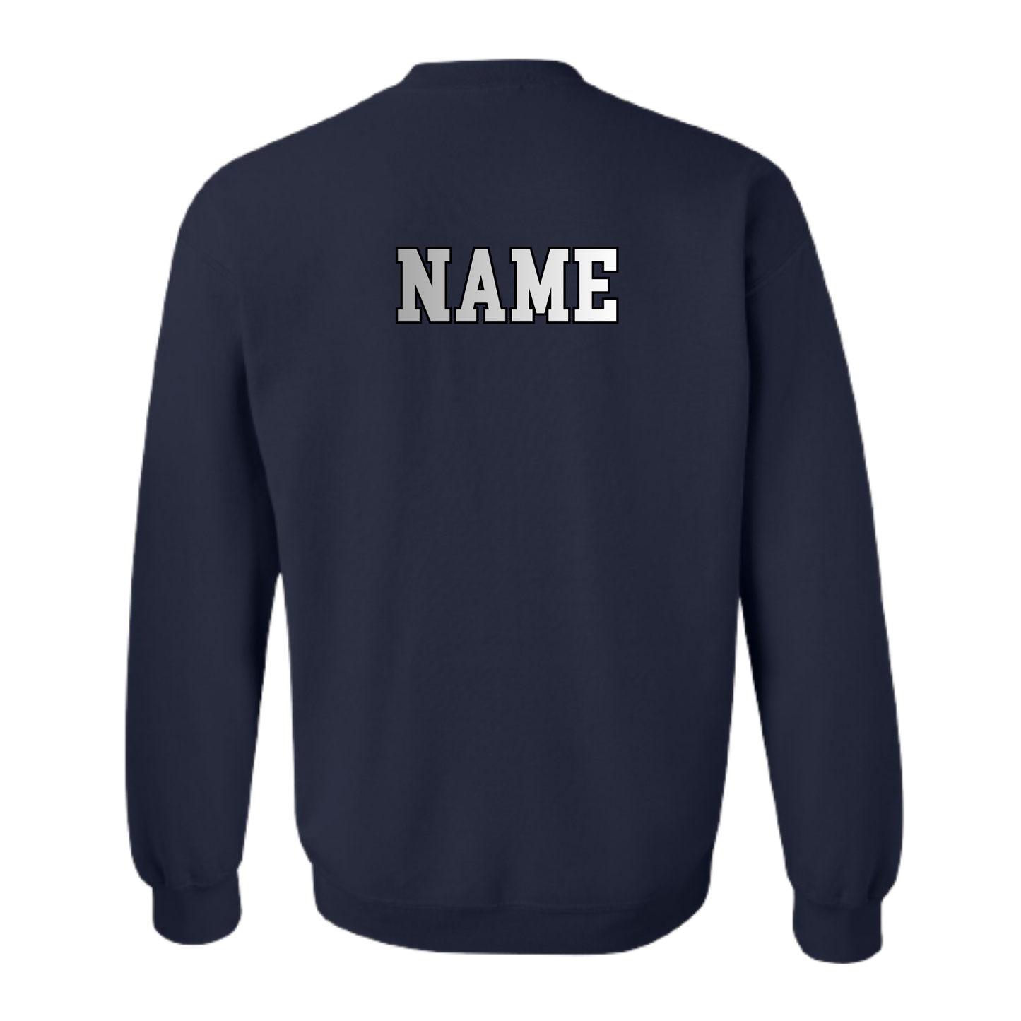 10th Anniversary Crewneck – Left Chest (Emblem or Badge) + Back Name Option – Youth