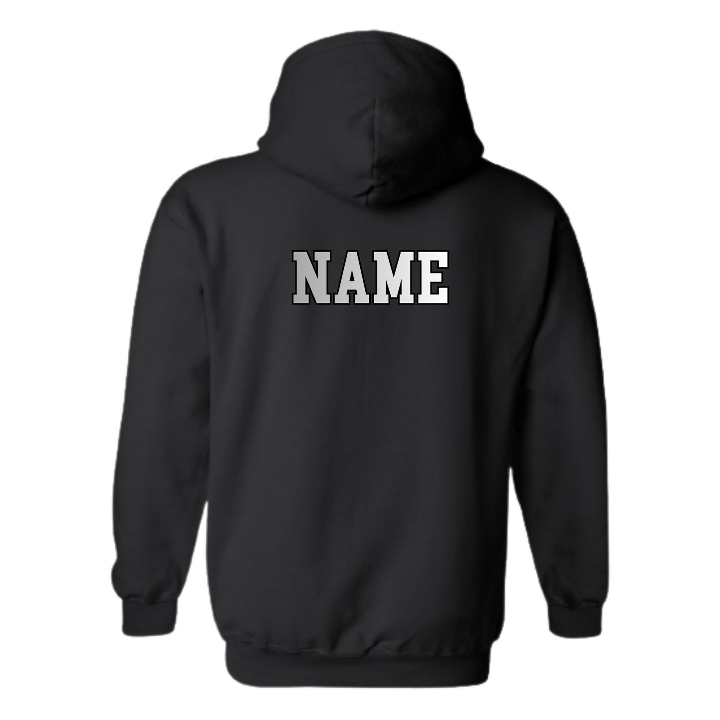 10th Anniversary Hoodie – Sleeve Logo (Emblem or Badge) + Back Name Option – Youth