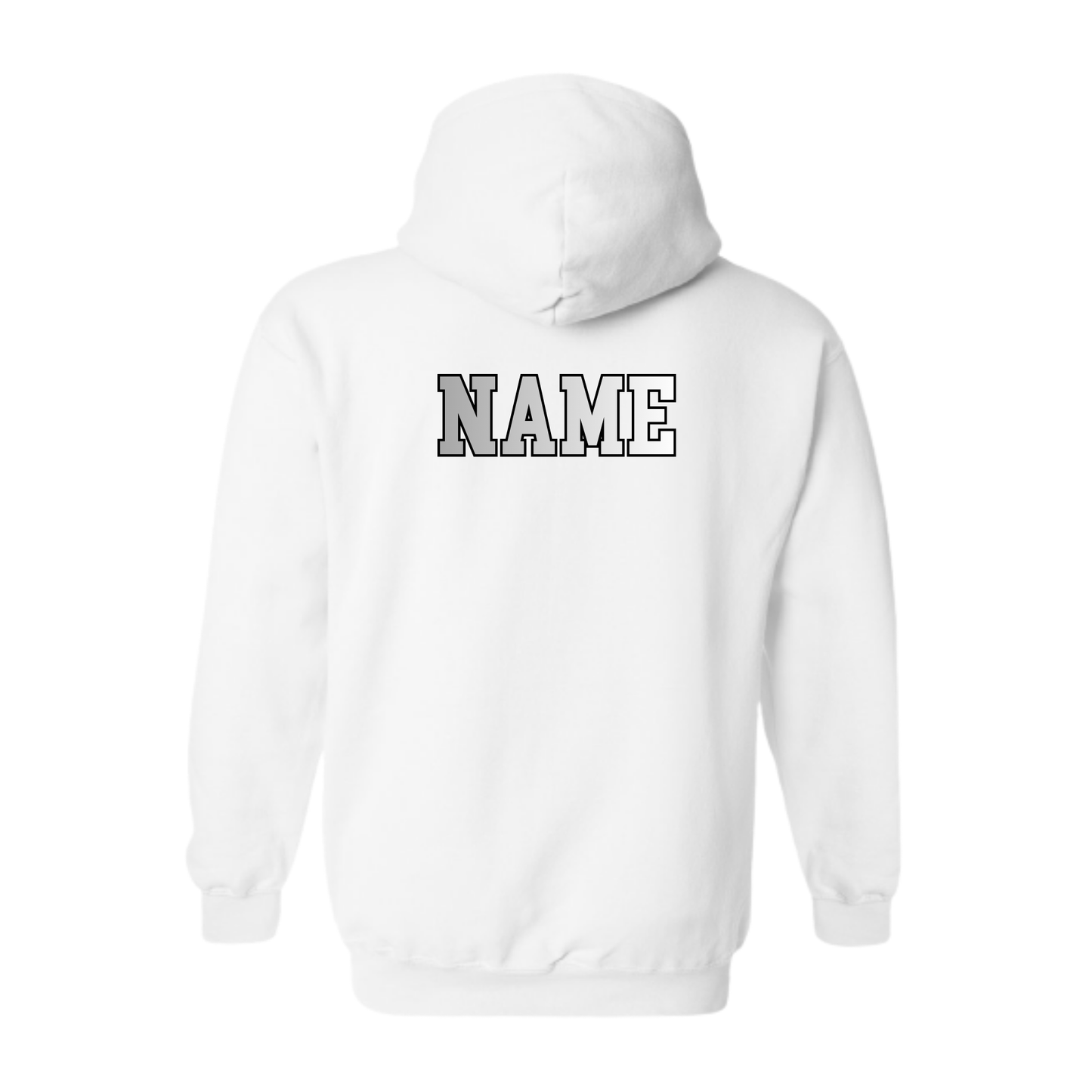 10th Anniversary Hoodie – Left Chest (Emblem or Badge) + Back Name Option – Youth