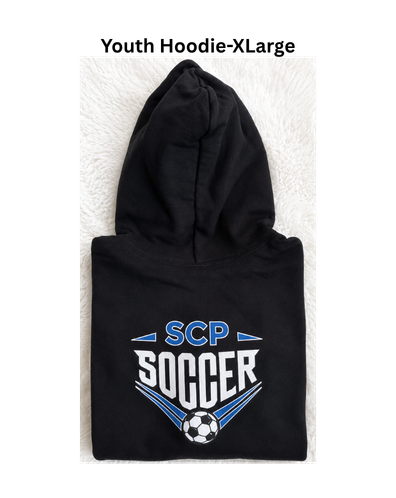 SCP Hoodie -SCP SOCCER Center Back Design - Youth-SAMPLE SALE