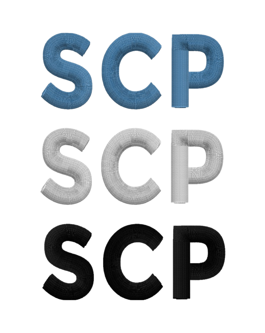 SCP Baseball Cap (Unstructured) – Embroidered “SCP” (3D Puff) – Adult/Young Adult