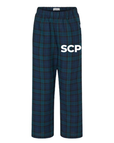 Youth Boxercraft Flannel pant with SCP Logo-see description