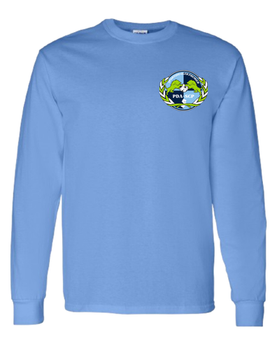 SCP Long Sleeve Tee – “PDA/SCP” Left-Chest Logo – Youth
