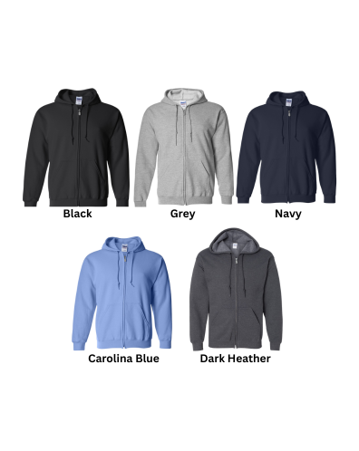 SCP Full-Zip Hoodie – “SOCCER” Split Front Design (Logo on Sleeve – Optional) – Adult