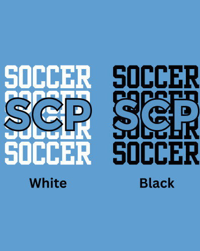 SCP Hoodie – Stacked “SOCCER / SCP” Back Design – Adult