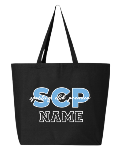 SCP Personalized Tote - Black