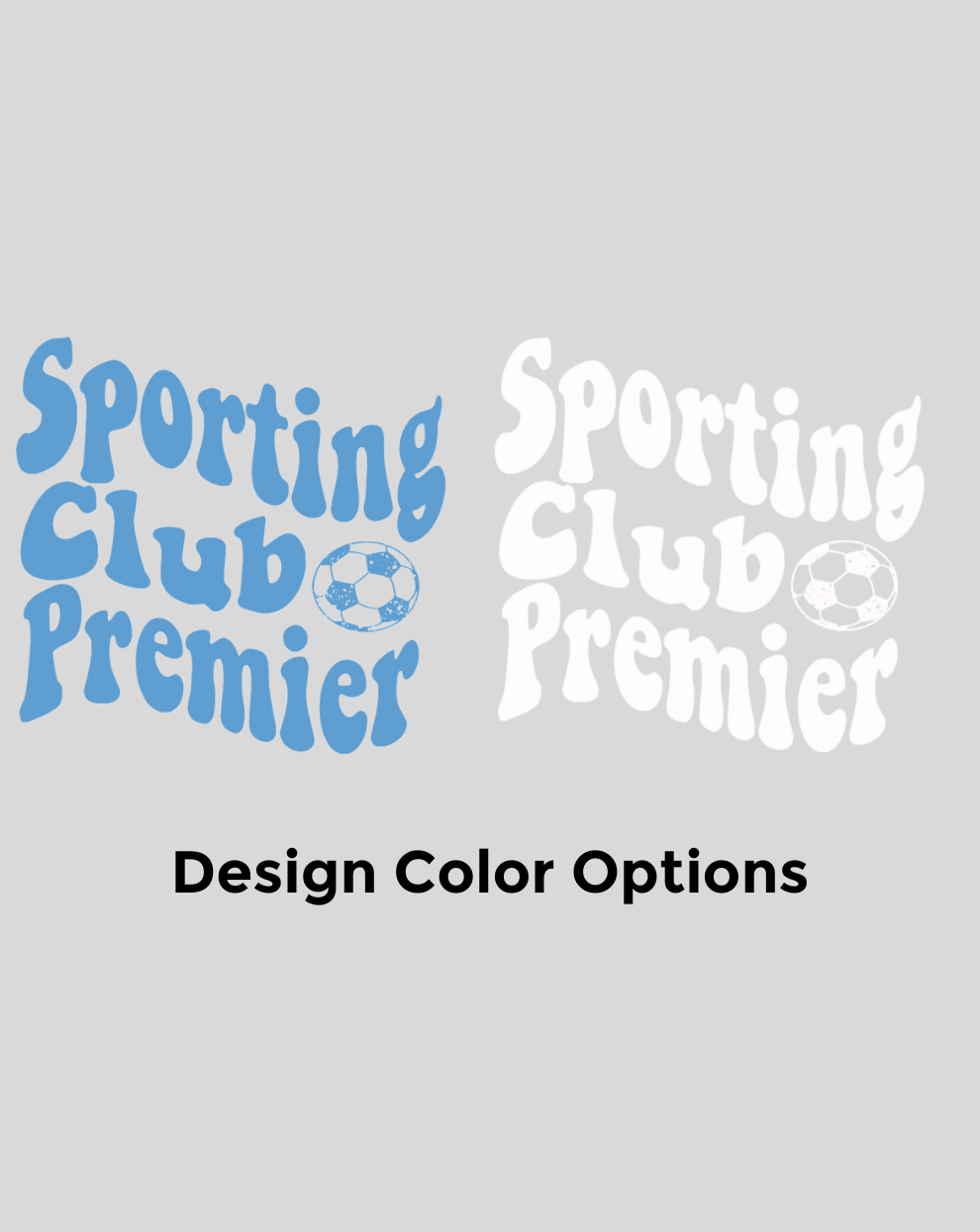 Hoodie Sweatshirt - Wavy Sporting Club Premier Design on Back